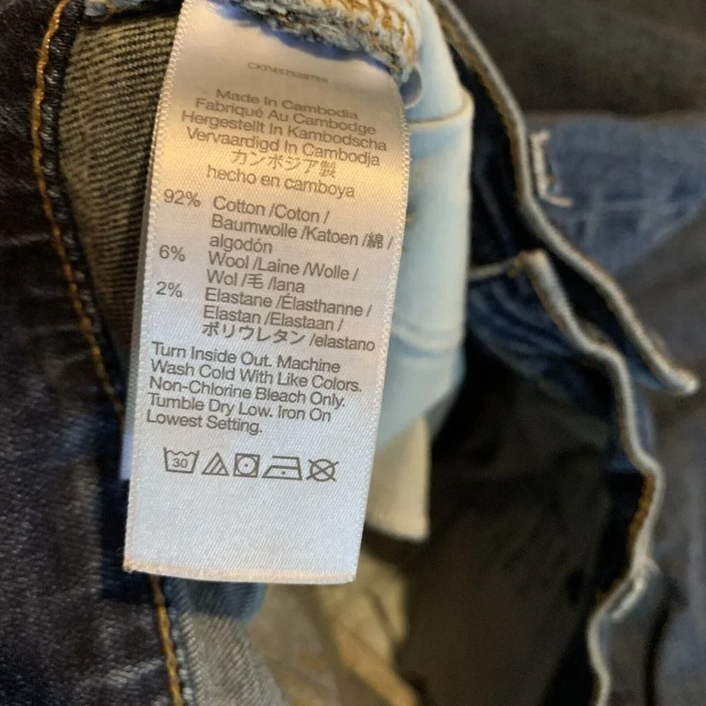 Madewell‎ The Perfect Vintage Jeans Women's 27 Blue Denim Stretch High-Rise 8630